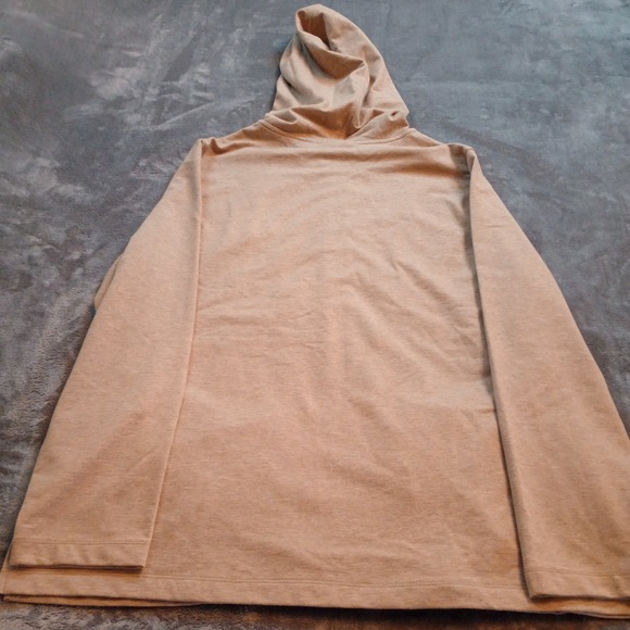 Susan Graver Weekend Jacket Coat Oatmeal French Terry Embellished Printed Size L - Picture 3 of 16